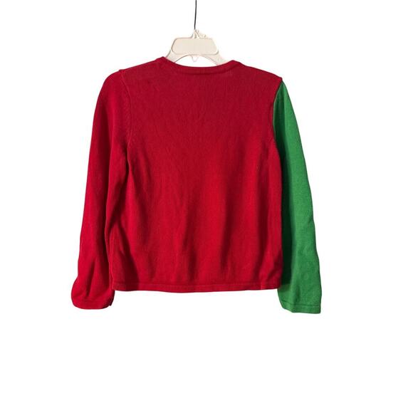 J khaki Y2K Girls Christmas Sweater Size L - Picture 5 of 5